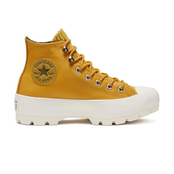 Converse Shoes - Women's Yellow Converse Chuck Taylor All Star Lugged High